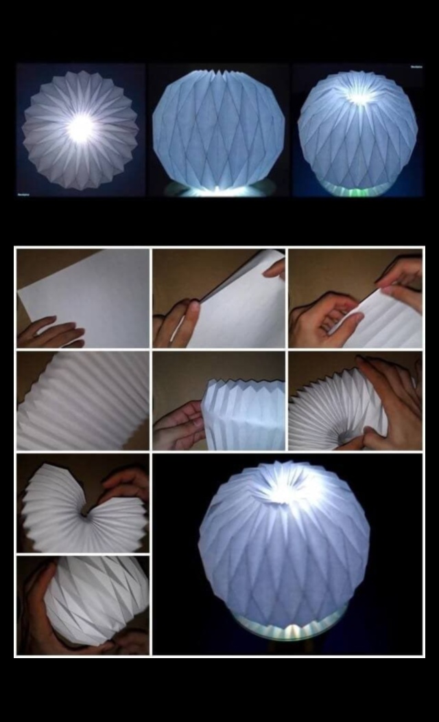 Luminari DIY Papercraft: Crearea de centre de piese strălucitoare