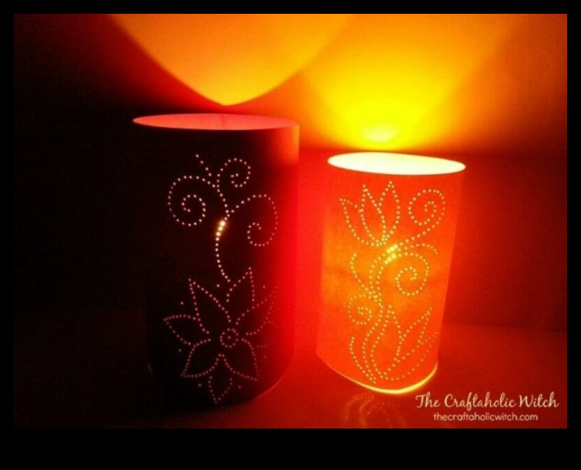 Luminari DIY Papercraft: Crearea de centre de piese strălucitoare